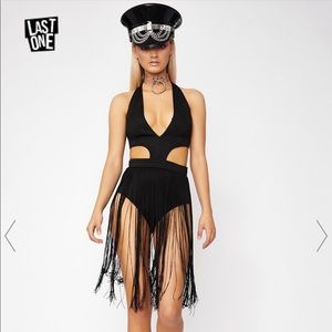 RUN DA WORLD FRINGE BODYSUIT Dollskill
